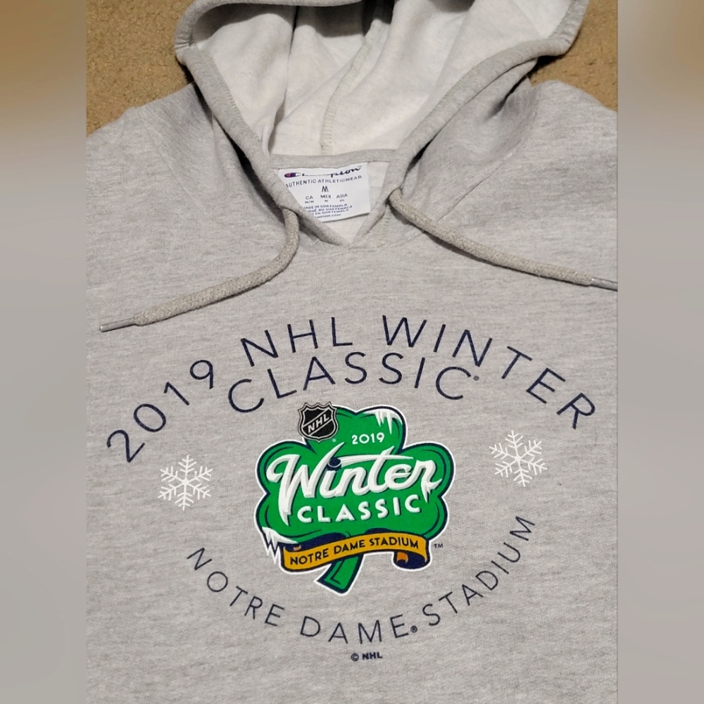 Champion Gray 2019 NHL Winter Classic Hoodie
